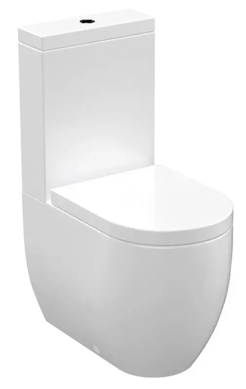 KERASAN FLO WC kombi, spodní/zadní odpad, bílá Top Prodej