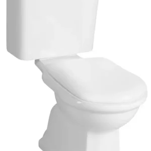 KERASAN RETRO WC kombi, spodní odpad, bílá-bronz Víkendová Akce