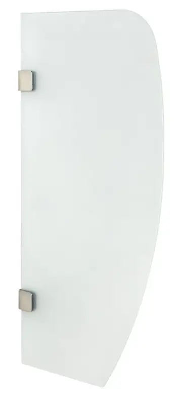 SAPHO Dělící stěna mezi urinály 40x80 cm, mléčné sklo Aktuální