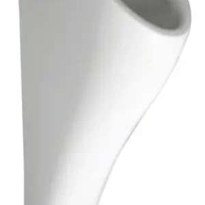 KERASAN AQUATECH urinál na postavení se zakrytým přívodem vody 21x92,5x30 cm, včetně sifonu, bílá Finální Výprodej