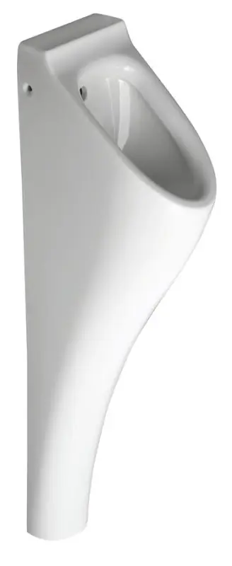 KERASAN AQUATECH urinál na postavení se zakrytým přívodem vody 21x92,5x30 cm, včetně sifonu, bílá Finální Výprodej