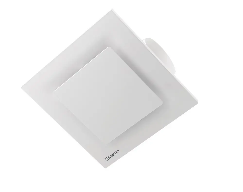 Vysoce Kvalitní SAPHO TECTO stropní ventilátor axiální, 20W, potrubí 100mm, bílá