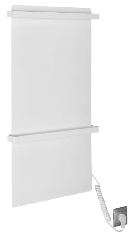 Expresní Doručení SAPHO ELMIS elektrický sušák ručníků 400x800 mm, 120 W, hliník, bílá mat