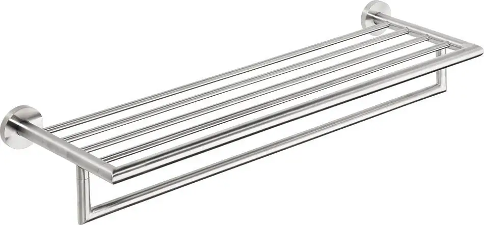 SAPHO X-STEEL polička na ručníky s hrazdou, nerez mat Sezónní Sleva