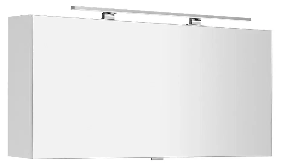 SAPHO CLOE galerka s LED osvětlením 120x50x18cm, bílá Víkendová Akce