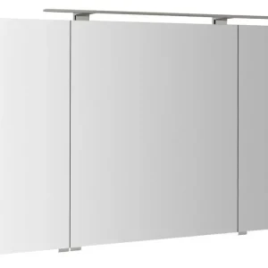Autentický SAPHO MIRRÓ galerka s LED osvětlením, 3x dvířka, 120x70x16cm, bílá