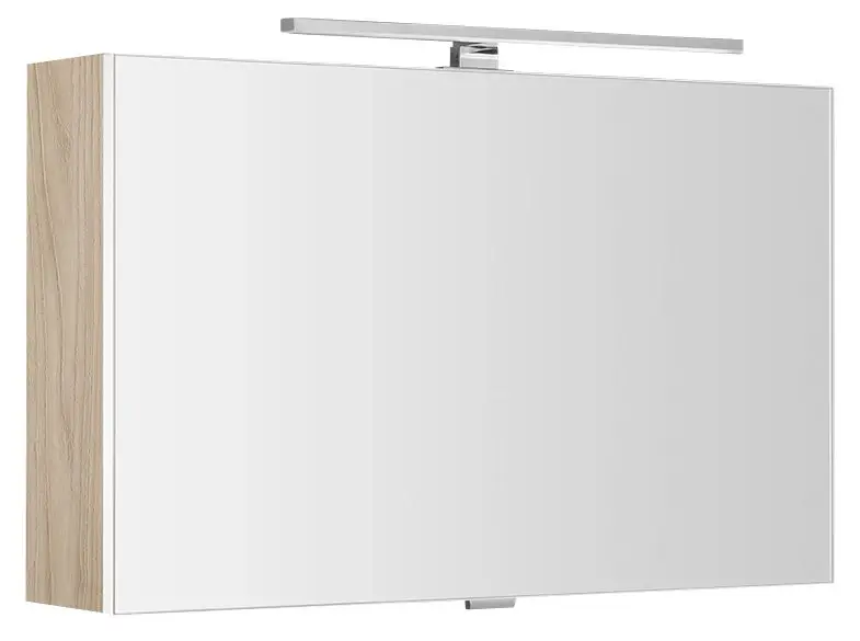 Nejlepší Volba SAPHO CLOE galerka s LED osvětlením 80x50x18cm, jilm bardini
