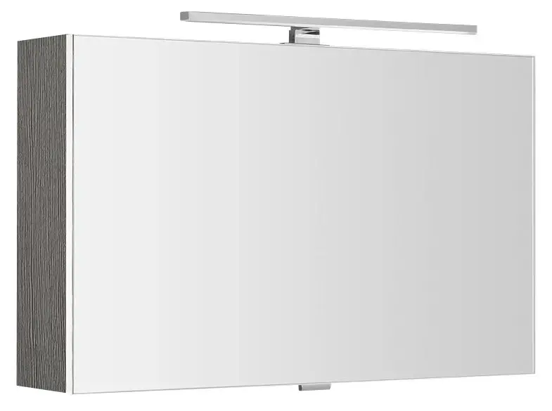 Bezpečná Platba SAPHO CLOE galerka s LED osvětlením 80x50x18cm, dub stříbrný