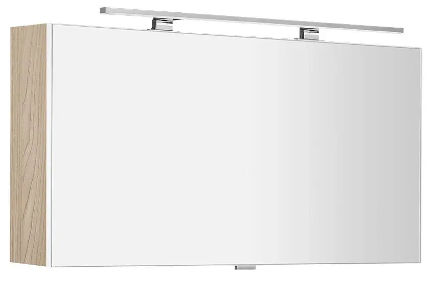 SAPHO CLOE galerka s LED osvětlením 100x50x18cm, jilm bardini Sleva