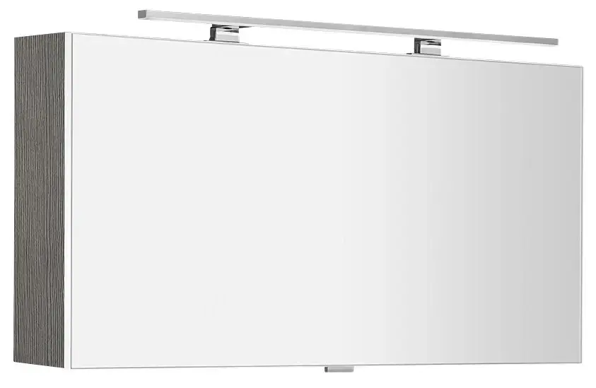 SAPHO CLOE galerka s LED osvětlením 100x50x18cm, dub stříbrný Cenová Bomba