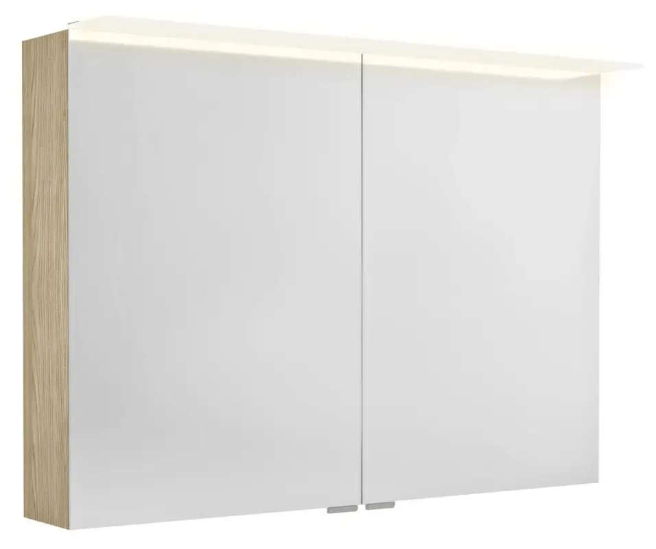 Nízká Cena SAPHO LINEX galerka s LED osvětlením, 100x70x15cm, jilm bardini