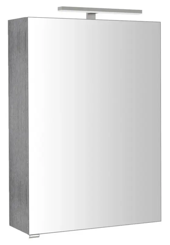 SAPHO RIWA galerka s LED osvětlením, 50x70x17cm, dub stříbrný Pouze Dnes
