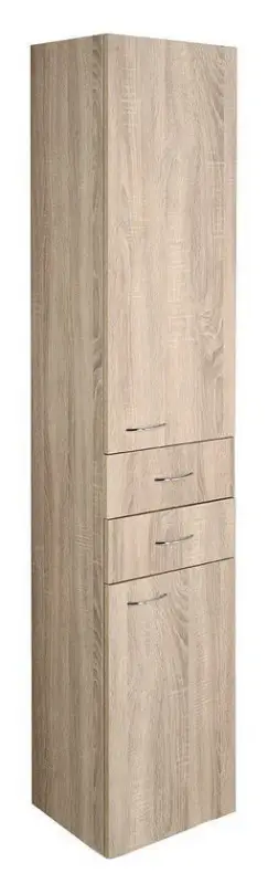AQUALINE ZOJA/KERAMIA FRESH skříňka vysoká 35x184x29cm, dub platin Bezpečná Platba