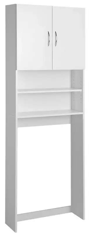 Nakupujte Hned AQUALINE SIMPLEX ECO skříňka za pračku 63x25x190cm, bílá