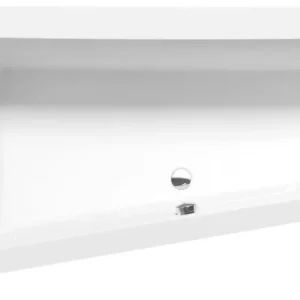 Pouze Dnes POLYSAN ANDRA L asymetrická vana 170x90x45cm, bílá