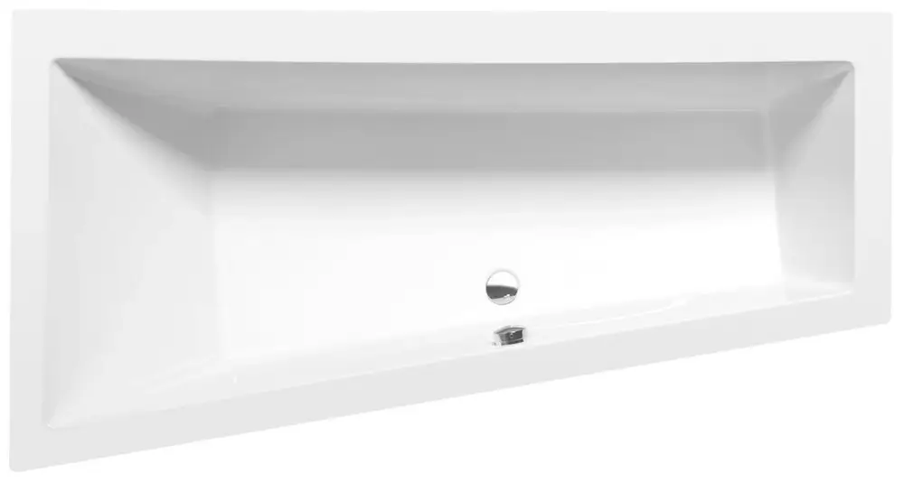 Výprodej POLYSAN ANDRA L asymetrická vana 180x90x45cm, bílá