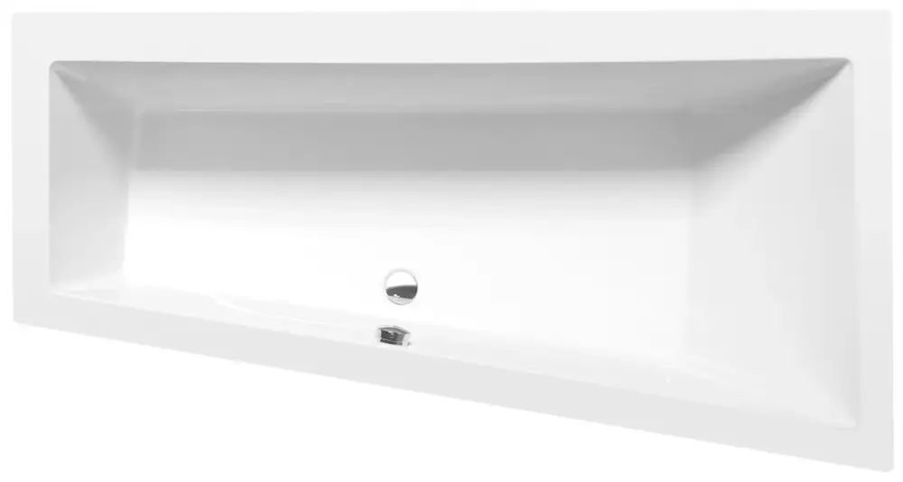Koupit Online POLYSAN ANDRA R asymetrická vana 180x90x45cm, bílá