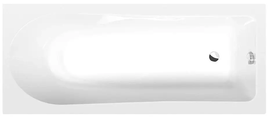 Autentický POLYSAN LISA obdélníková vana 160x70x47cm, bílá