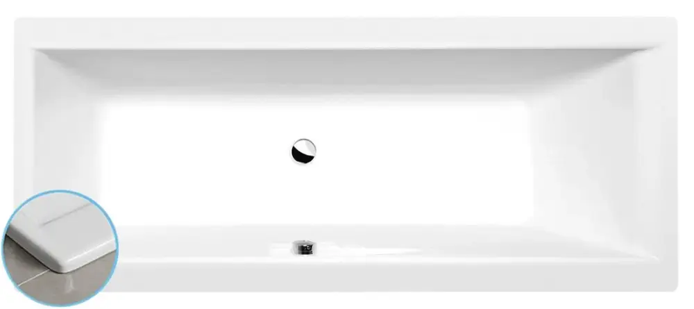 POLYSAN CLEO SLIM obdélníková vana 170x70x48cm, bílá Autentický