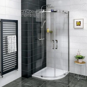 GELCO DRAGON čtvrtkruhová zástěna 900x900 mm, sklo čiré Levný