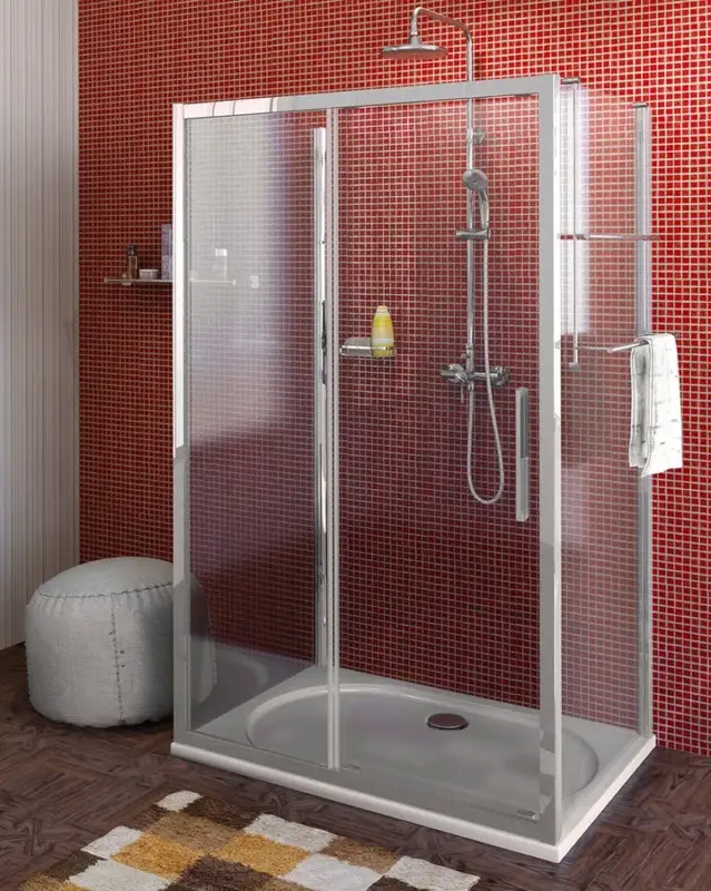 Výhodná Nabídka POLYSAN LUCIS LINE třístěnný sprchový kout 1000x800x800mm L/P varianta
