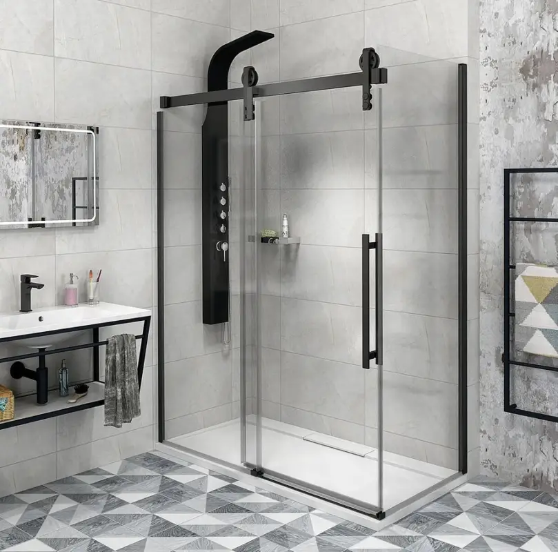 Nová Kolekce GELCO VOLCANO BLACK obdélníkový sprchový kout 1800x900mm L/P varianta
