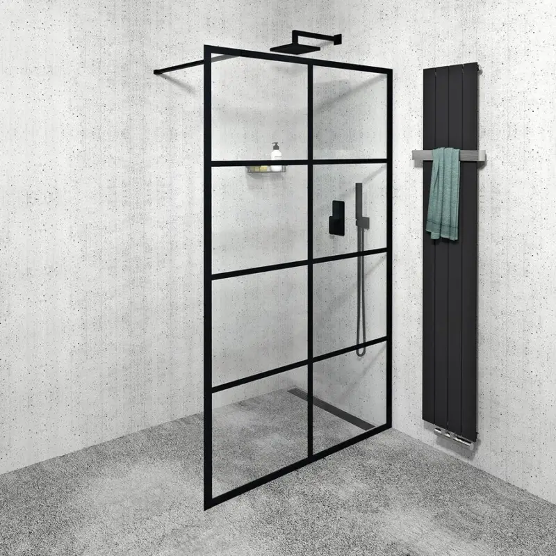 GELCO CURE BLACK sprchová zástěna 1200mm, čiré sklo Akční Nabídka