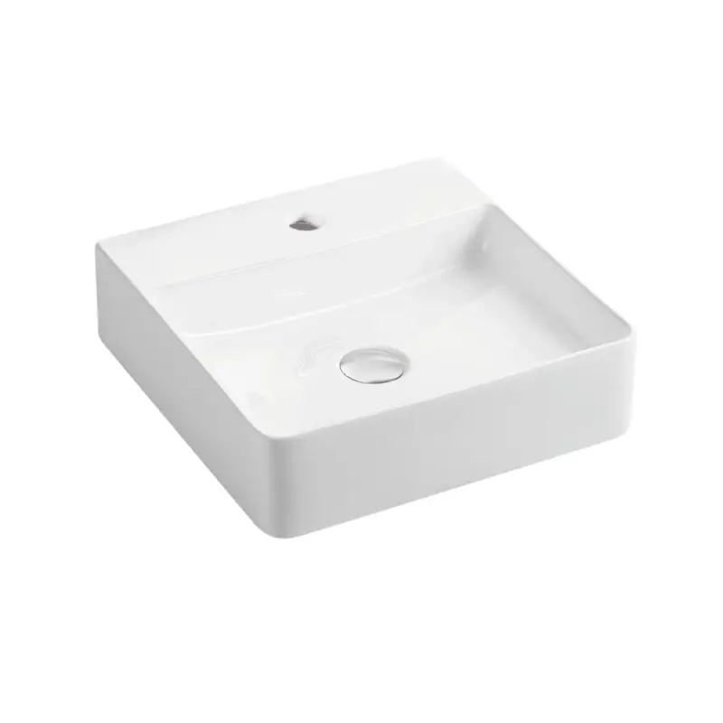 Levný Umyvadlo na desku i zavěšení bez přepadu, 330x290x110 mm, keramické