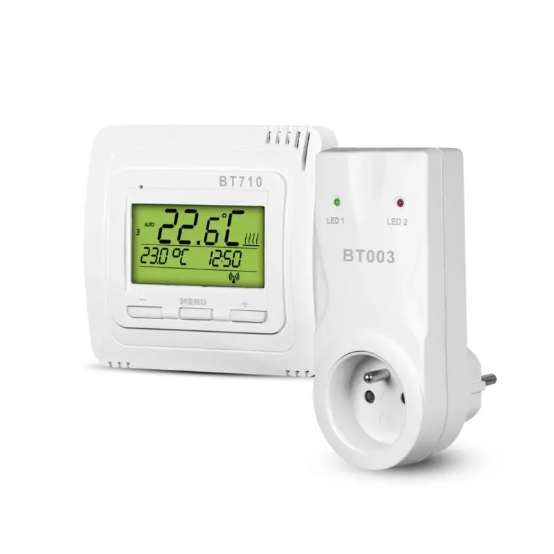 Poslední Šance ELEKTROBOCK Bezdrátový termostat digitálníBT713 s přijímačem do zásuvky