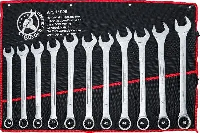 Výhodná Nabídka BGS Sada očkoplochých klíčů, XXL, 34 - 50 mm, 11dílná