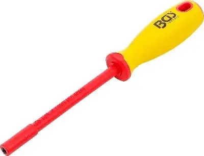 BGS Šroubovák na nástrčné klíče VDE, šestihran, 4 mm, Délka čepele 125 mm Autentický