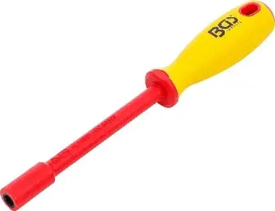Ihned K Objednání BGS Šroubovák na nástrčné klíče VDE, šestihran, 7 mm, Délka čepele 125 mm