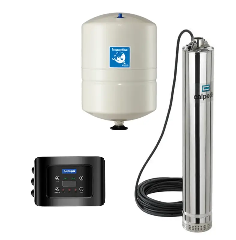Cenový Hit Vodárenský set MXS 308 1,1kW kabel 15m + frekvenční měnič PUMPA e-line Drive-02 1,5kW + nádoba PWB8