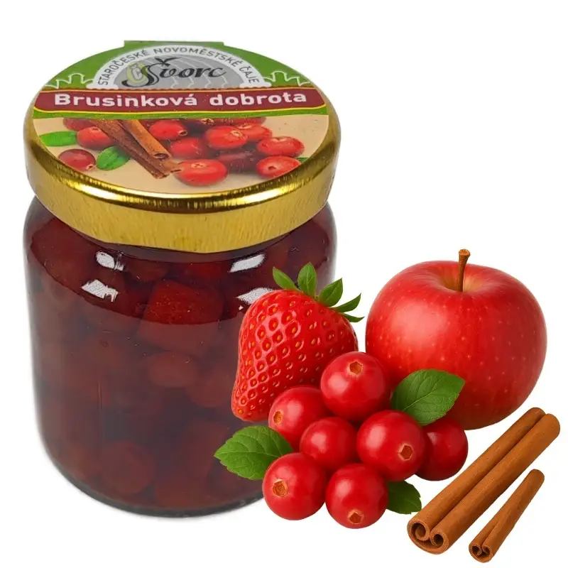 Milan Švorc Staročeské Novoměstské čaje - Brusinková dobrota 60ml Vrácení Zdarma