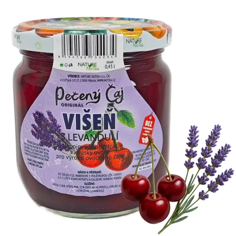Nature NoTea s.r.o. Pečený čaj Notea - Levandulová višeň 430ml Horká Nabídka