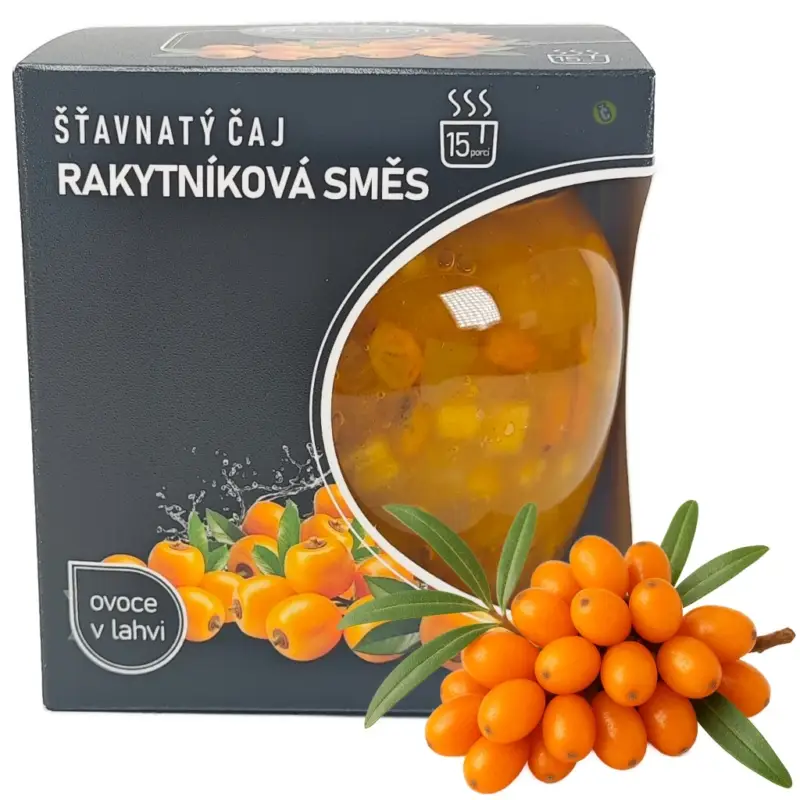 Zlevněný MADAMI s.r.o. Šťavnatý čaj Rakytníková směs 500g