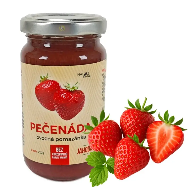 Nature NoTea s.r.o. Pečenáda Jahoda 220g Ověřený
