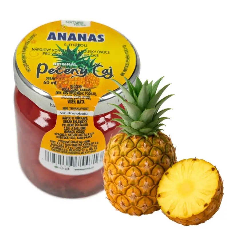 Nature NoTea s.r.o. Pečený čaj Notea - Ananas s mátou 60ml Top Prodej