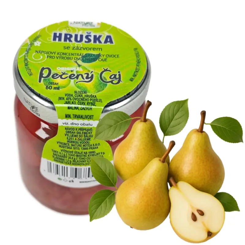 Akční Nabídka Nature NoTea s.r.o. Pečený čaj Notea - Hruška se zázvorem 60ml
