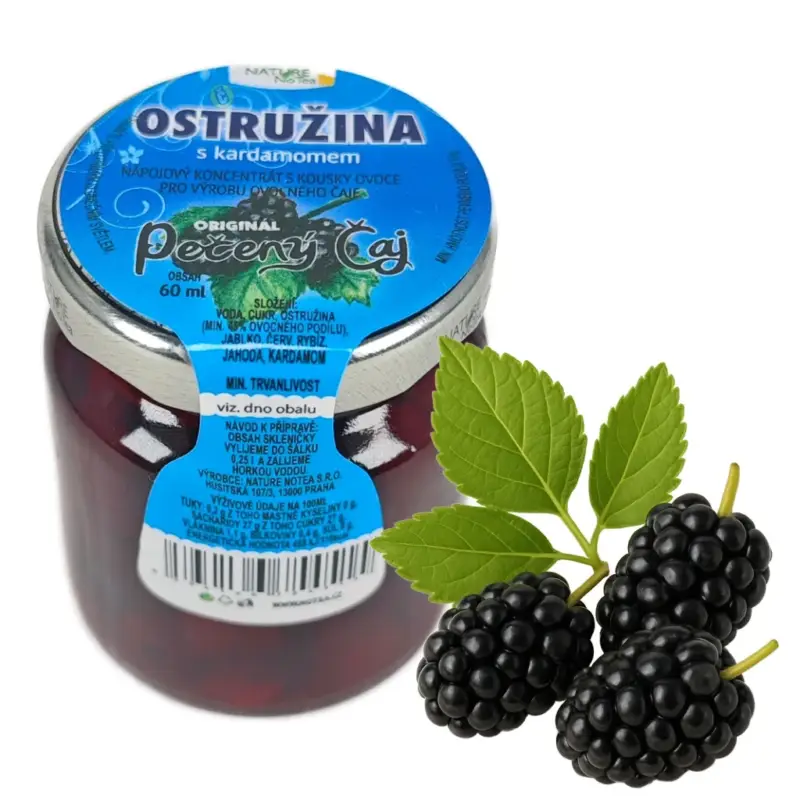 Nová Kolekce Nature NoTea s.r.o. Pečený čaj Notea - Ostružina s kardamomem 60ml