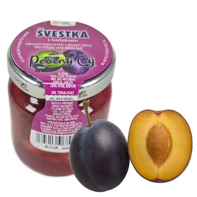 Ověřený Nature NoTea s.r.o. Pečený čaj Notea - Švestka s badyánem 60ml