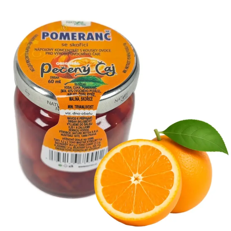 Nature NoTea s.r.o. Pečený čaj Notea - Pomeranč se skořicí 60ml Cenově Výhodný