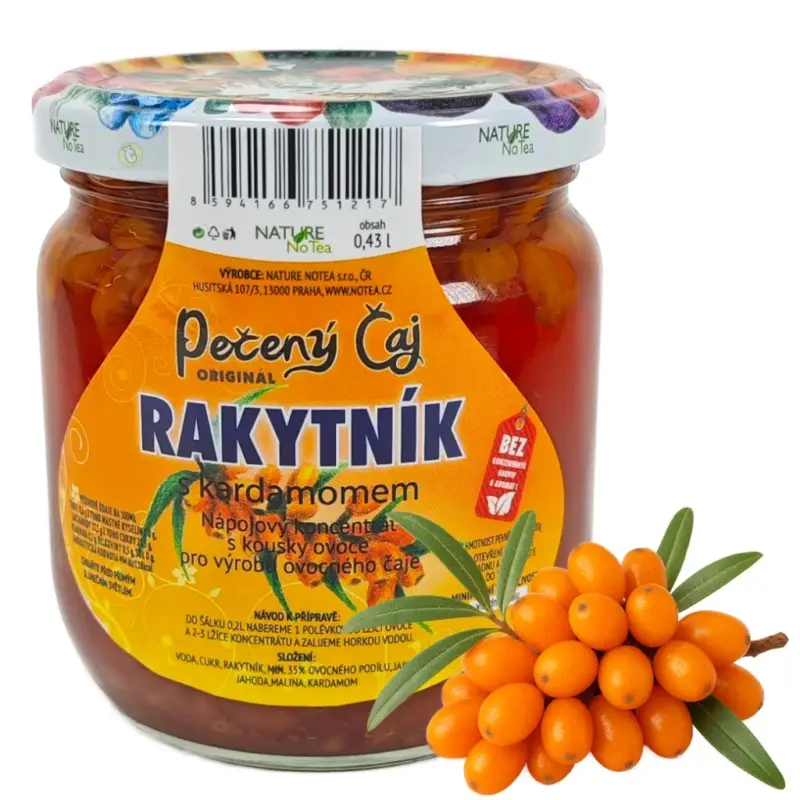 Nature NoTea s.r.o. Pečený čaj Notea - Rakytník s kardamomem 430ml Nakupujte Hned