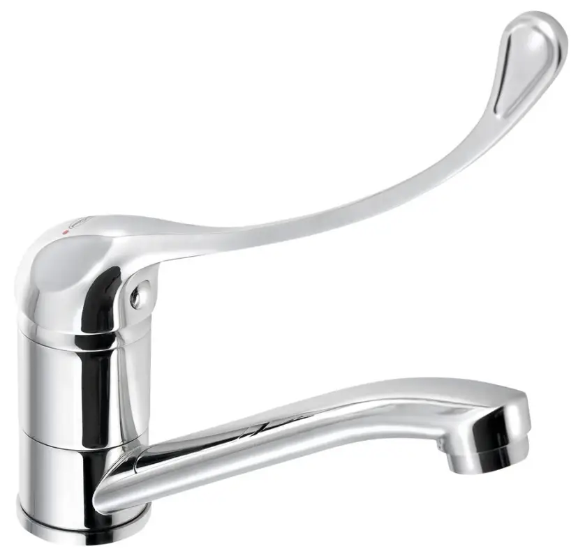 AQUALINE AQUALINE 35 umyvadlová baterie s otočnou hubicí, lékařská páka, chrom Aktuální
