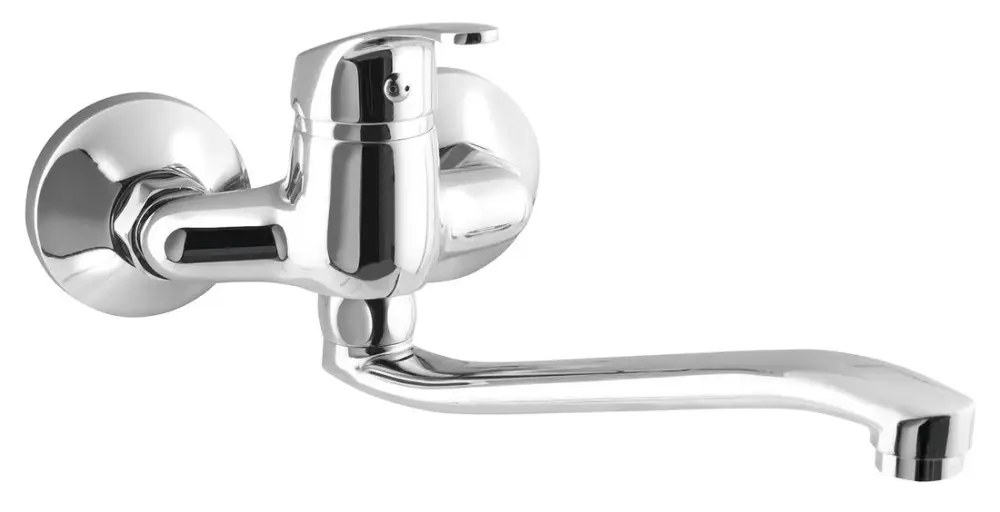 AQUALINE AQUALINE 35 nástěnná baterie, rozteč 100mm, ramínko ploché zvýšené, chrom Originální