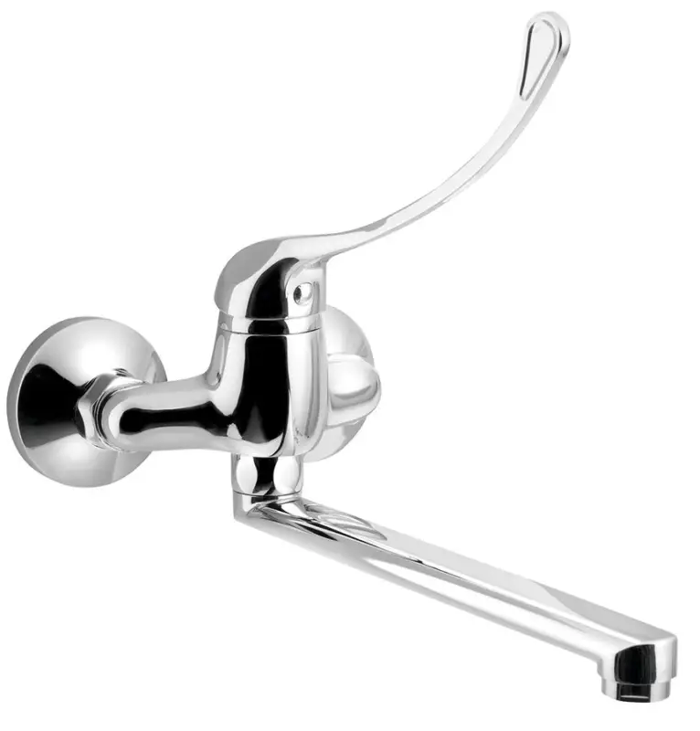 Nejlepší Volba AQUALINE AQUALINE 35 nástěnná baterie, rozteč 100mm, lékařská páka, ramínko ploché, 220mm, chrom