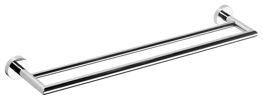 SAPHO X-ROUND E dvojitý držák ručníků 800mm, chrom Sleva