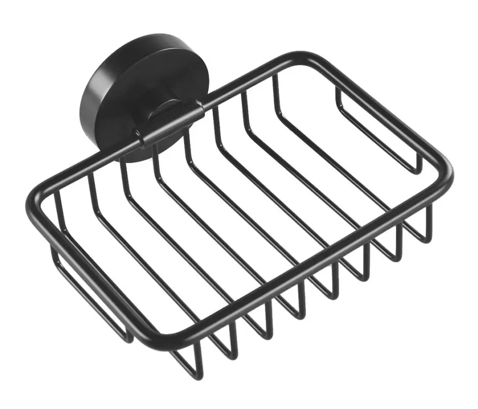 Autentický SAPHO X-ROUND BLACK mýdlenka drátěná, černá mat