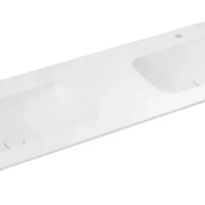 Časově Omezené SAPHO ARUBA dvojumyvadlo, Rockstone, 210x51,5cm, bílá mat