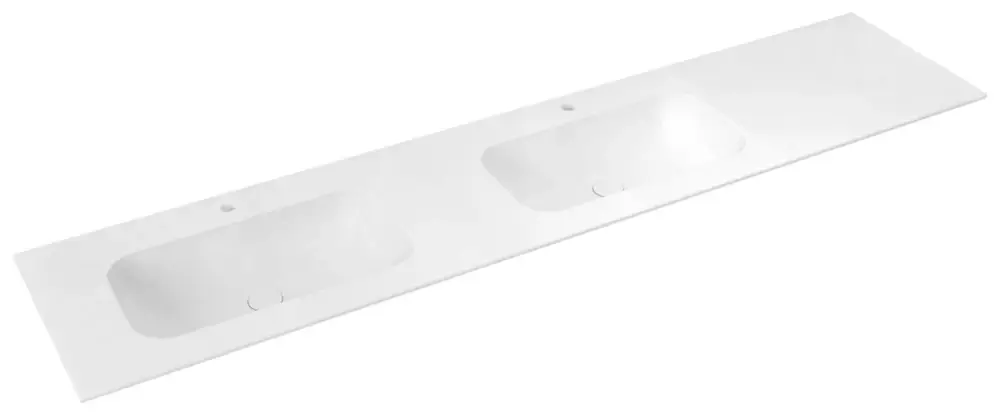 SAPHO ARUBA dvojumyvadlo, Rockstone, 250x51,5cm, levé, bílá mat Akční Nabídka